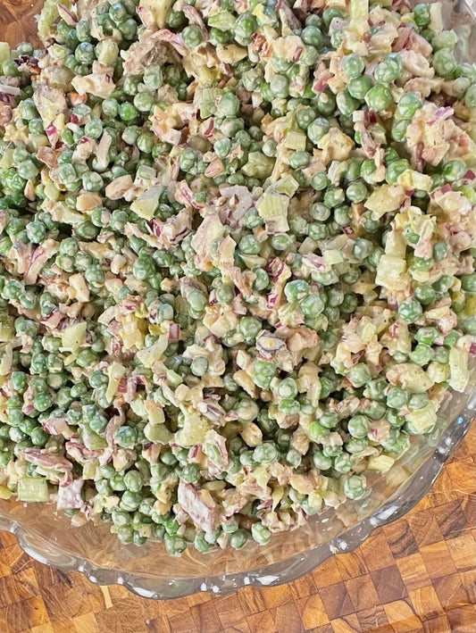 Pea Salad With a Kiss